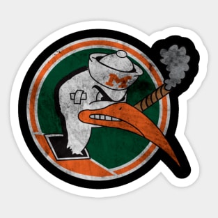 Miami Mascot Sticker